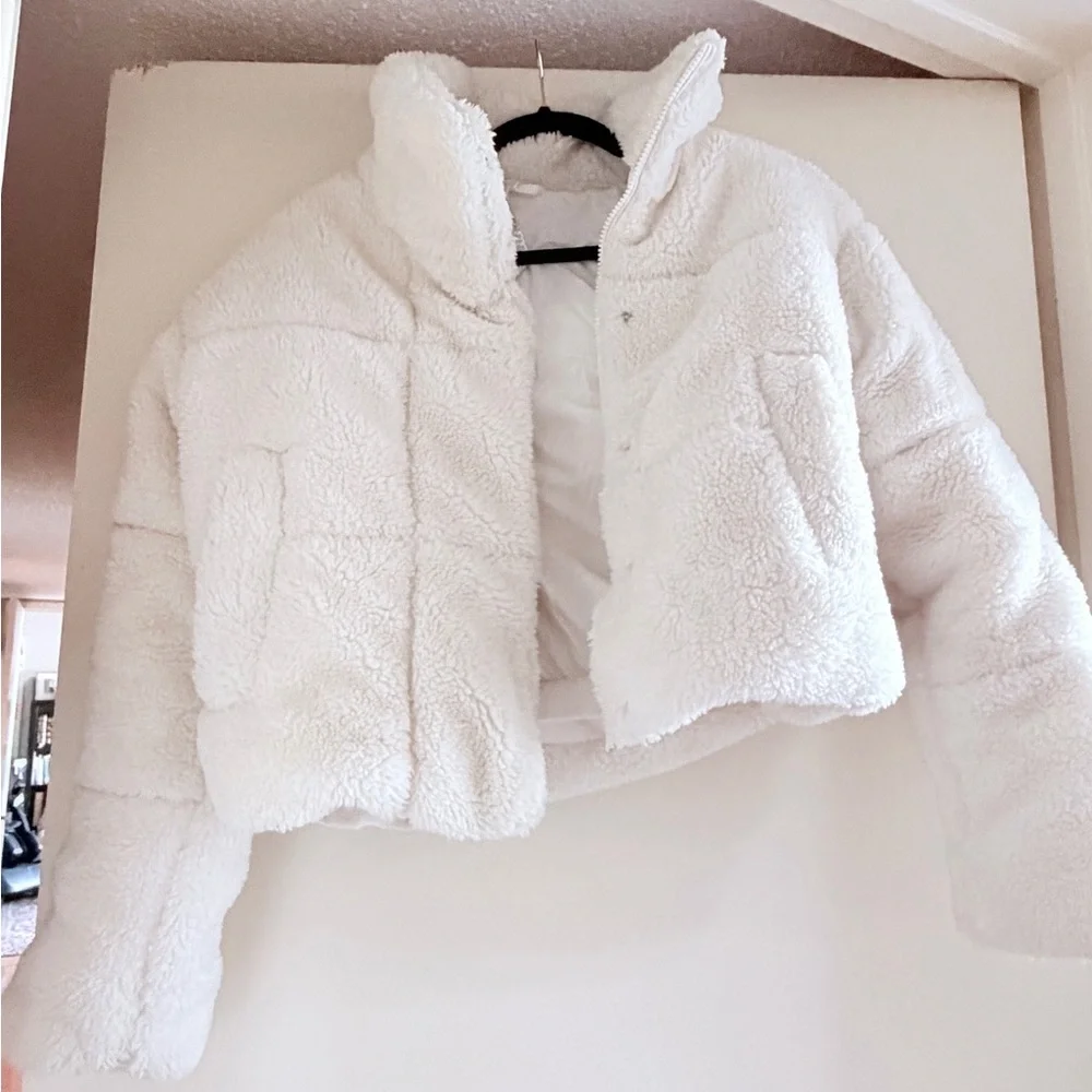 ALO IVORY yoga foxy Sherpa jacket - Picture 2 of 5